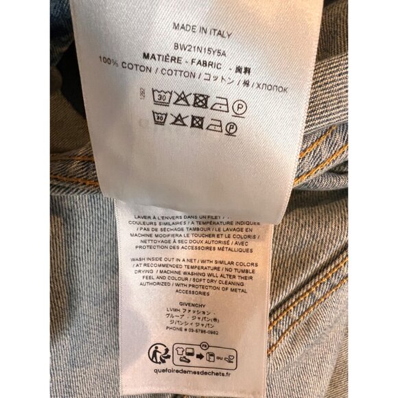 NWOT GIVENCHY Halter Button-Front Denim Mini Dress size 42/ US 6 - Picture 14 of 14